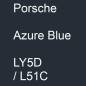 Preview: Porsche, Azure Blue, LY5D / L51C.
